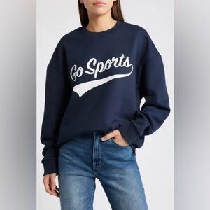 Favorite Daughter Navy Crewneck Sweater